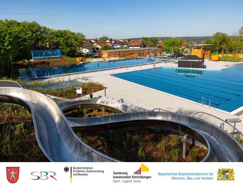 Blick über das Freibad Blick über das Freibad